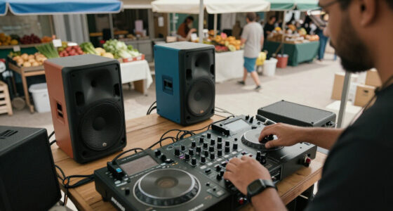 Best portable PA for DJ hosts at outdoor markets