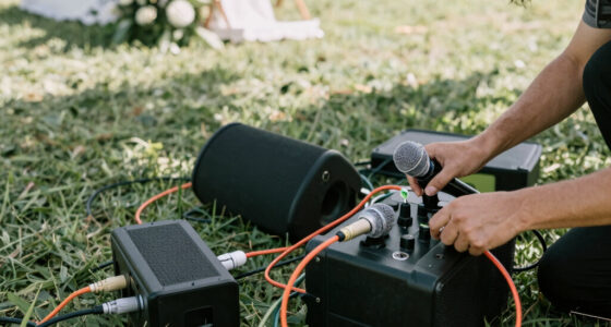 Best portable PA options for outdoor wedding ceremonies