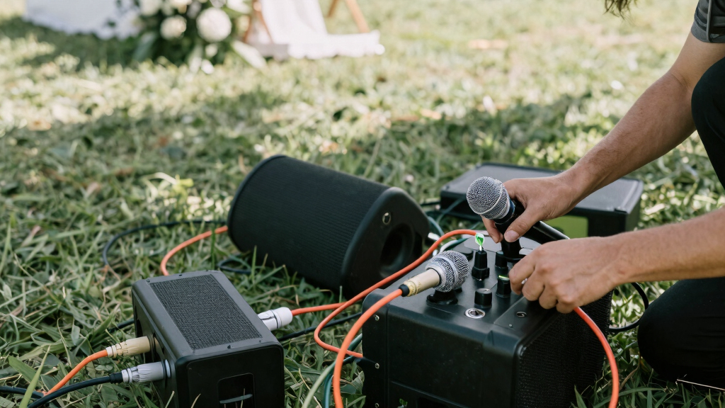 Best portable PA options for outdoor wedding ceremonies