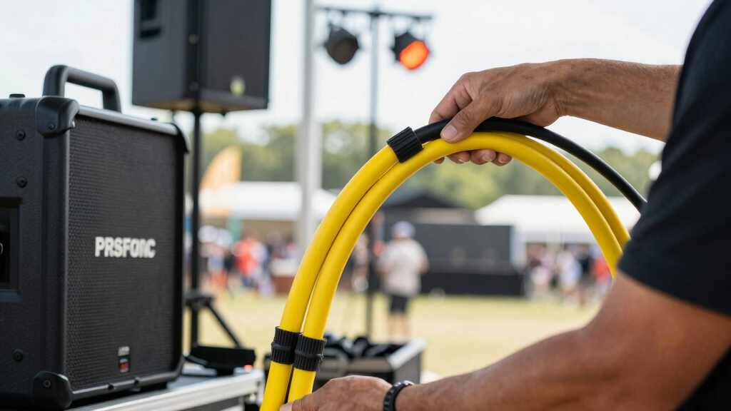 Choosing the right cables for outdoor events