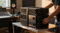 How to safely stack multiple rack-mounted devices for transport