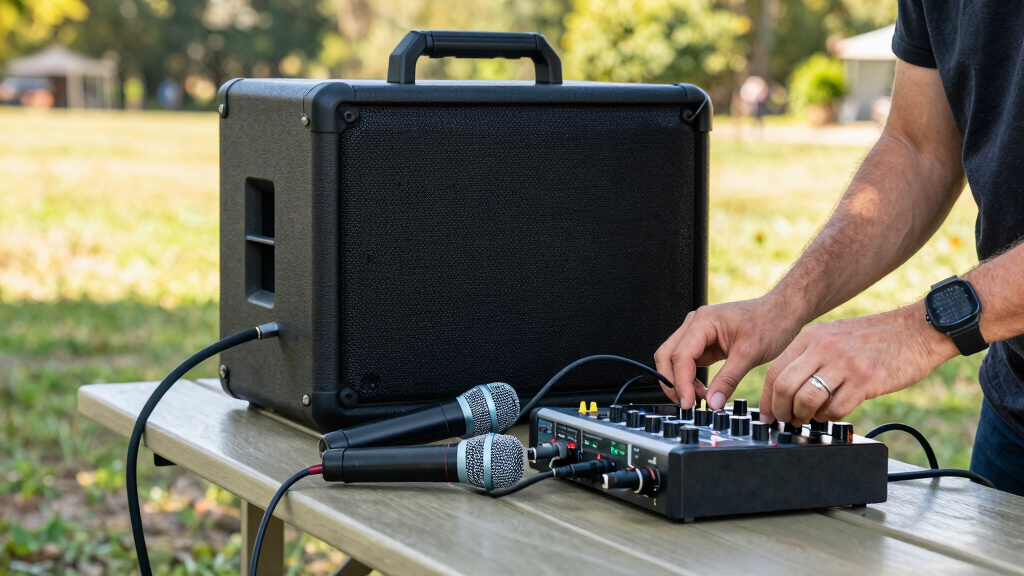 Step-by-Step Guide to Setting Up a Portable PA