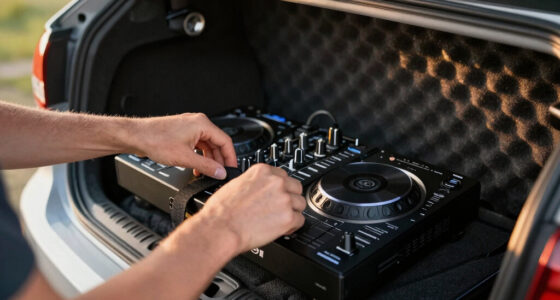 Transport tips for delicate DJ controllers in small cars