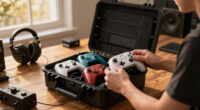 Transporting multiple controllers in a single case