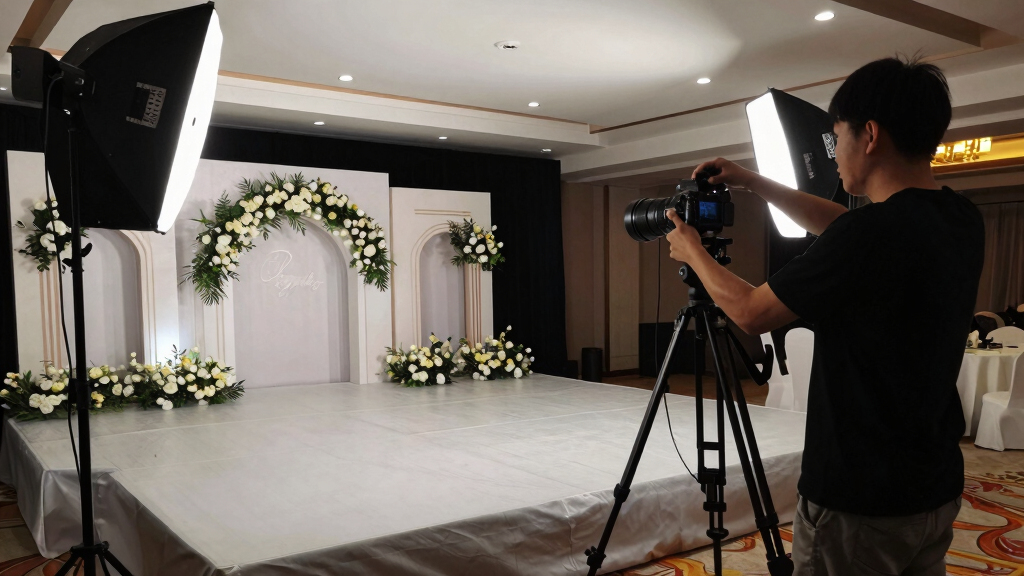Workflow for quick setup and teardown at weddings