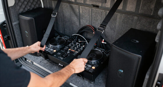 Guide to securing DJ gear in rental vans