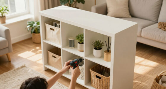 I Created A Pretty IKEA BILLY Hack That Seriously Cuts Clutter