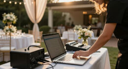 Tips for minimizing setup time at wedding receptions